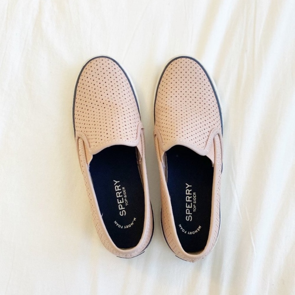 Sperry Pier Side Slip-Ons, Pink (7)